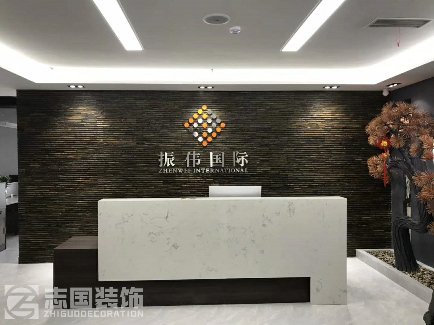 【在线工地】尚泽大都会C座21楼办公室装修项目圆满完工