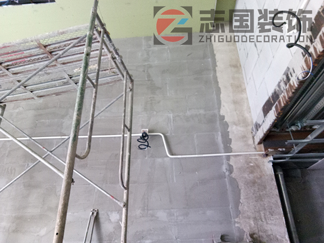 【在线工地】天梦养生馆 水电施工_志国装饰