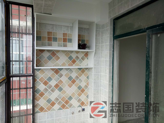 淮合花园木工阶段现场