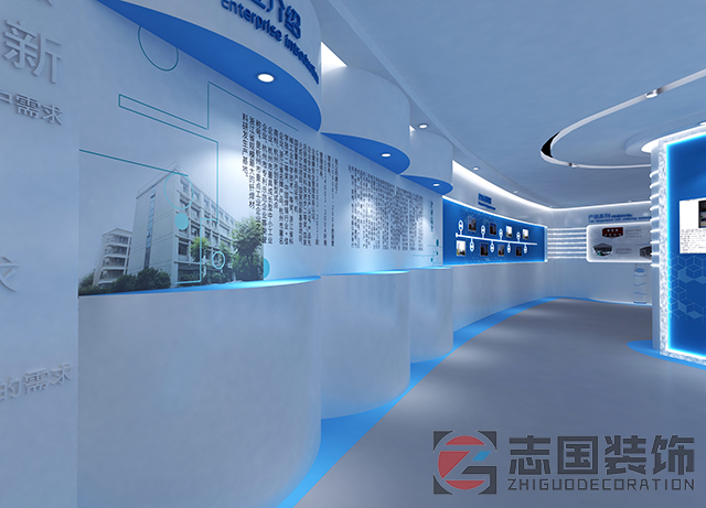亚通展厅装修案例效果图