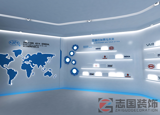 亚通展厅装修案例效果图